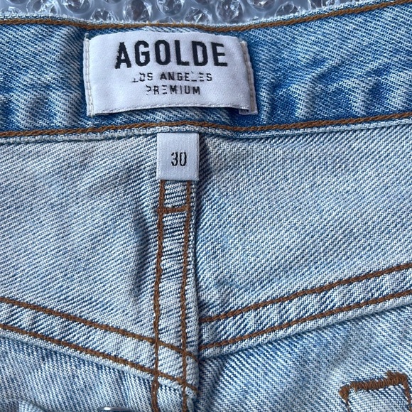 Agolde rip short jeans size 30 - Picture 10 of 13